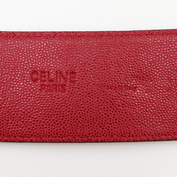 Celine Mantel Chain Belt in Red/Gold Leather for Women - Picture 16 of 16